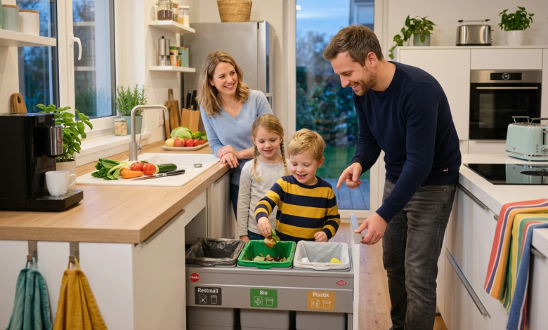 Ordnung und Sauberkeit So erleichtern Einbau-Abfallsysteme den Alltag